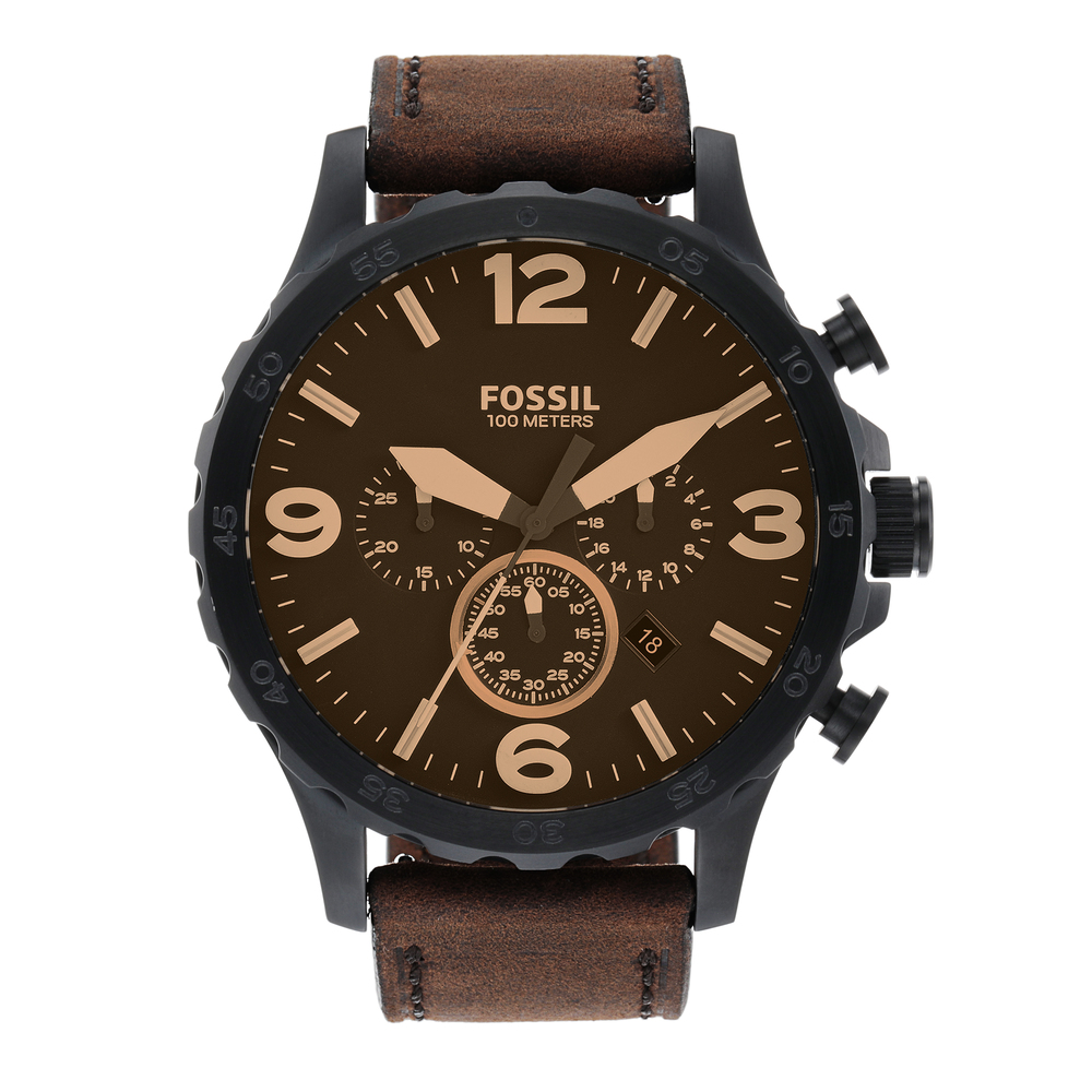 Fossil q nate black store