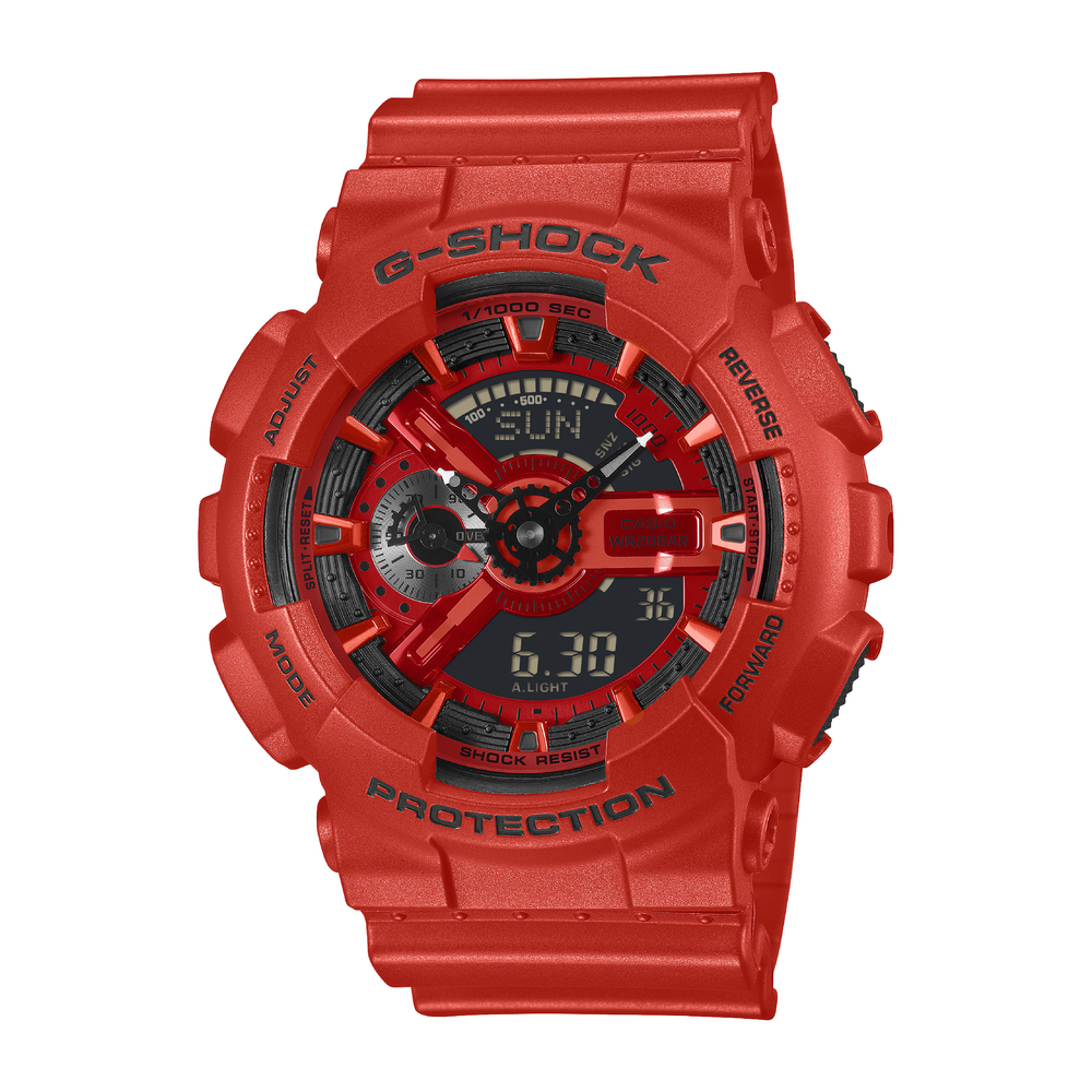 G-shock Red Analogue/digital 200m Wr Watch Ga700-4a in Red | Pascoes
