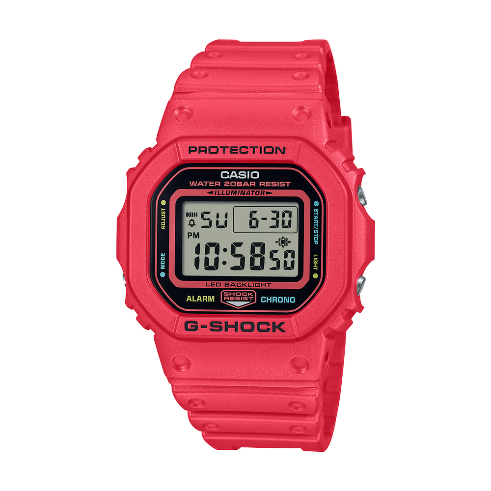 G-shock Energy Pack Series Red Dw5600ep-4d in Red | Pascoes