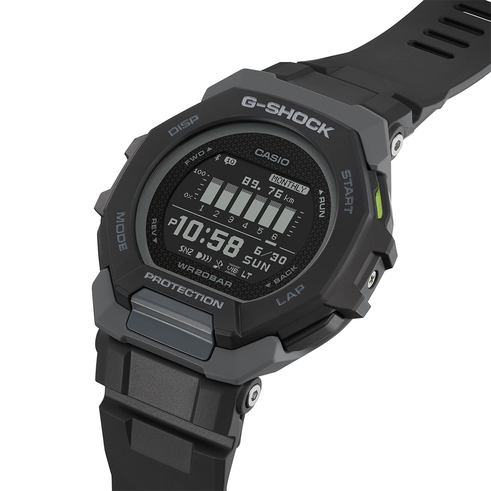 G-shock G-squad Black Digital Watch Gbd300-1d in Black | Pascoes