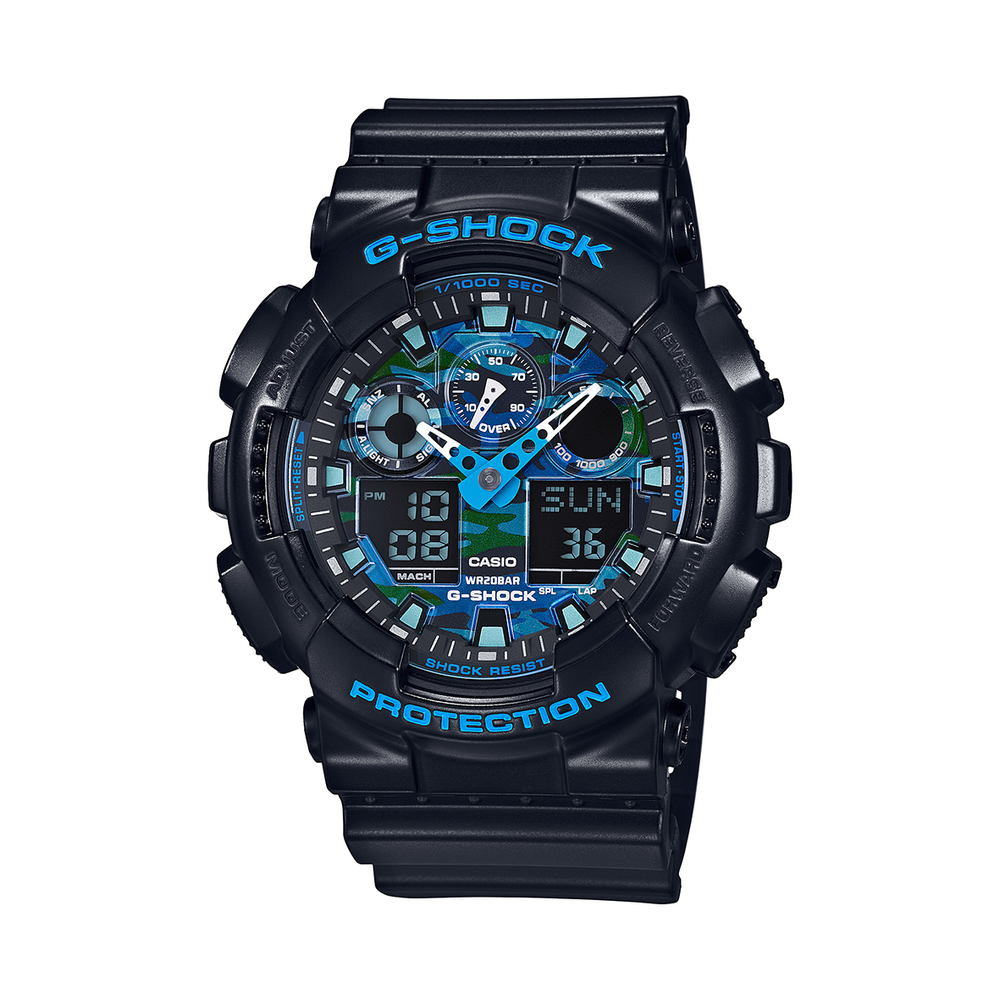 G-shock Watch Ga100cf-1a9 in Black | Pascoes