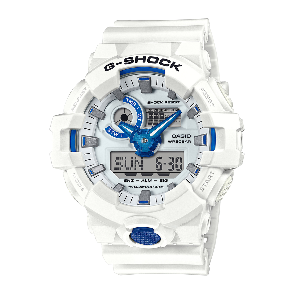 G-shock Ga700hds-7a in White Pascoes