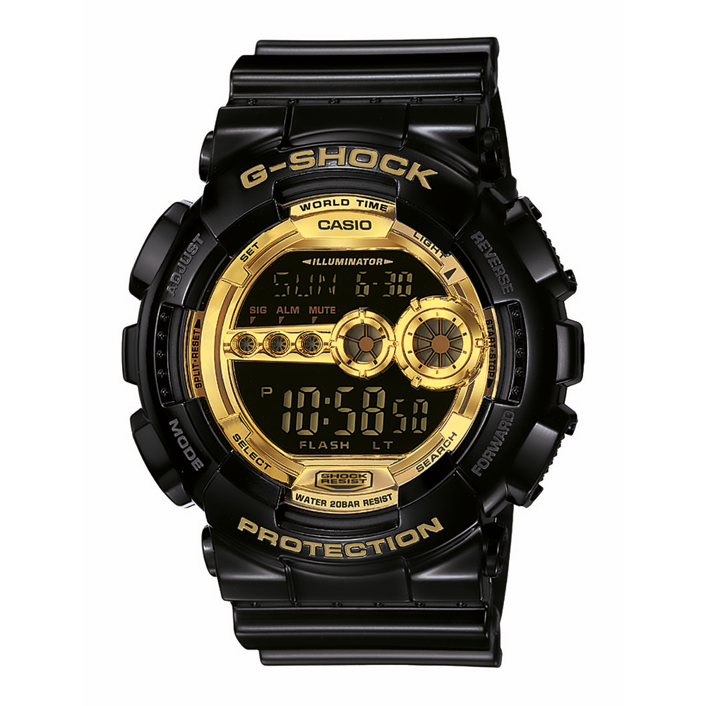 G-shock Watch Ga100cf-1a9 in Black | Pascoes