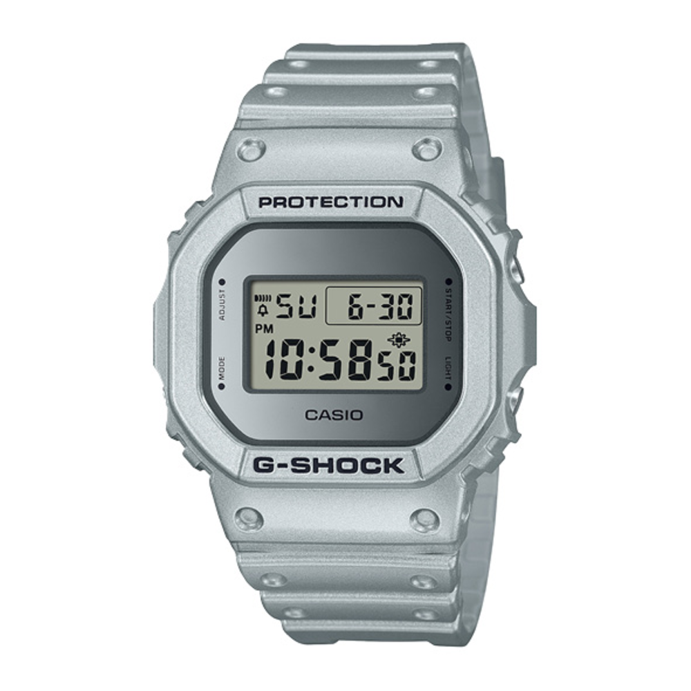 G-shock Mens Digital Watch in Silver | Pascoes