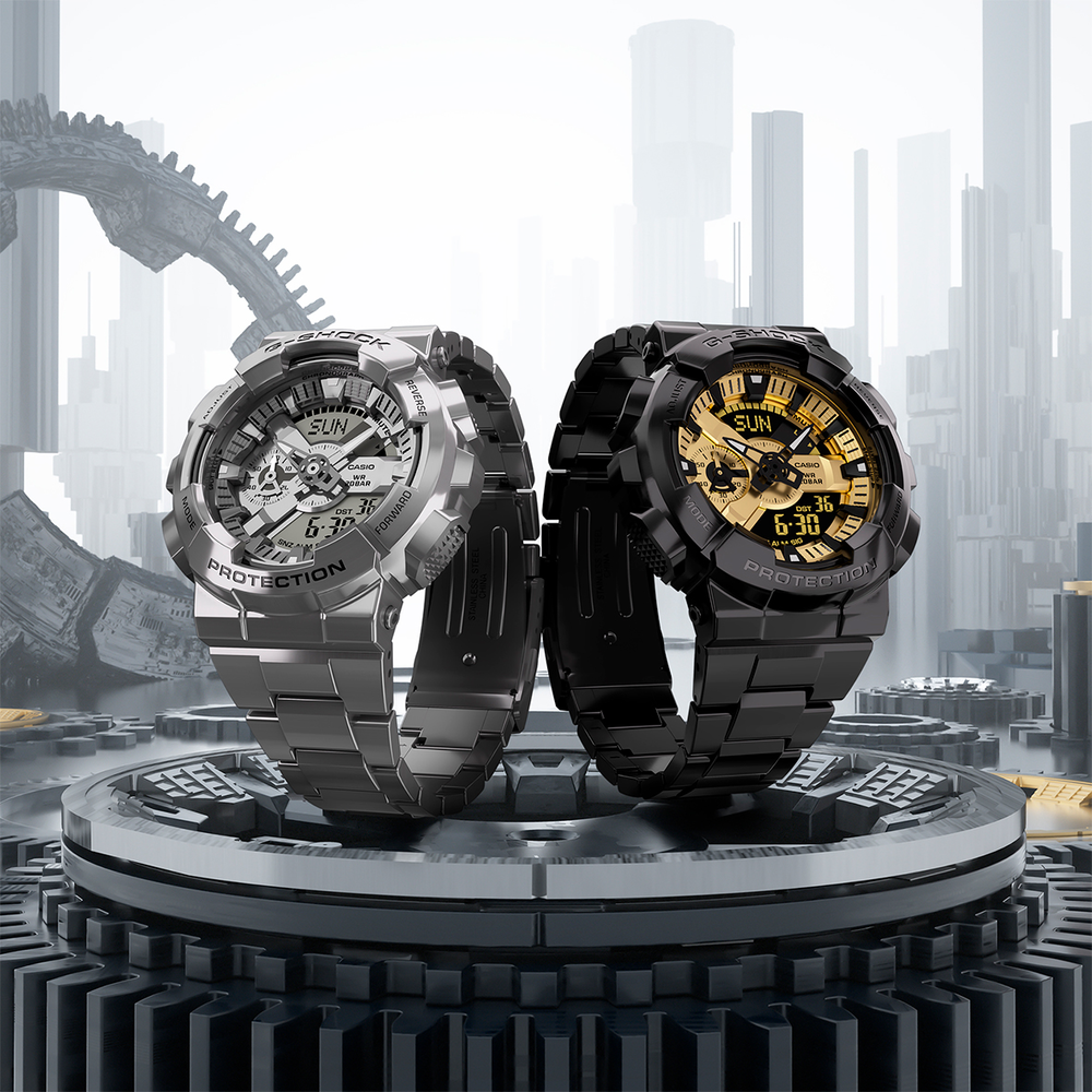 G-shock Watch Gm110bd-1a9 in Black | Pascoes