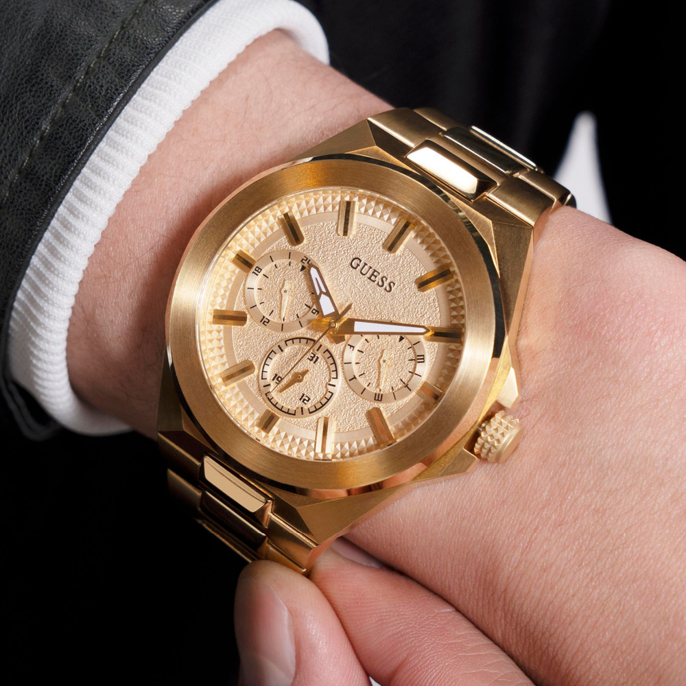 GUESS Dashboard Men's Gold Tone Multifunction Watch GW0798G2 GUESS GUESS Dashboard Men's Gold Tone Multifunction Watch GW0798G2 GUESS