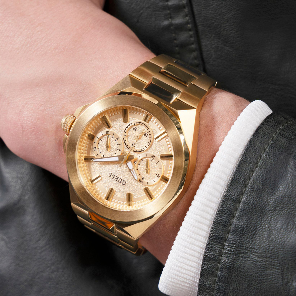 GUESS Dashboard Men's Gold Tone Multifunction Watch GW0798G2 GUESS GUESS Dashboard Men's Gold Tone Multifunction Watch GW0798G2 GUESS