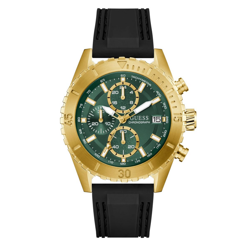 Guess Defender Mens Watch Gw0967g2 in Gold | Pascoes