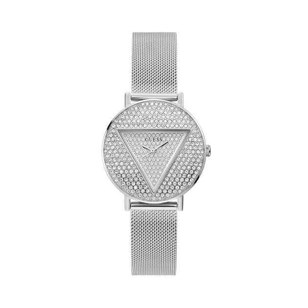 Guess Iconic Watch in Silver | Pascoes