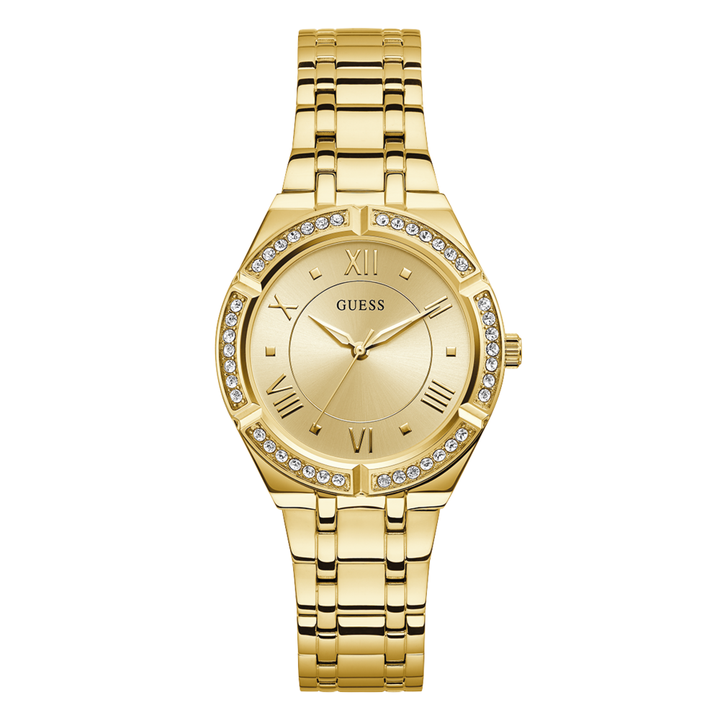 Guess Ladies Cosmo Gold Dial Gold Case & Strap - GW0033L2 GUESS Guess Ladies Cosmo Gold Dial Gold Case & Strap - GW0033L2 GUESS