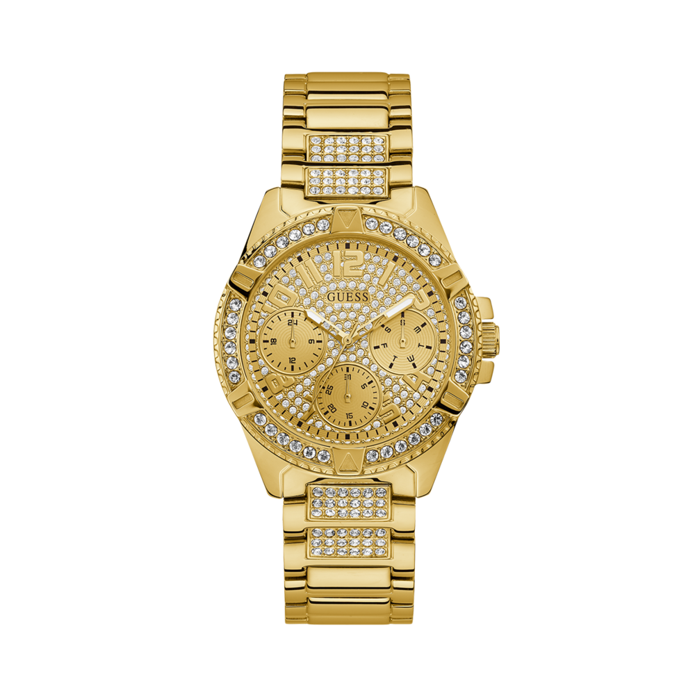 Guess Ladies Frontier Watch in Gold Pascoes