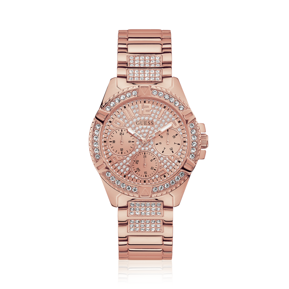 Guess Queen Ladies Watch in Purple Pascoes