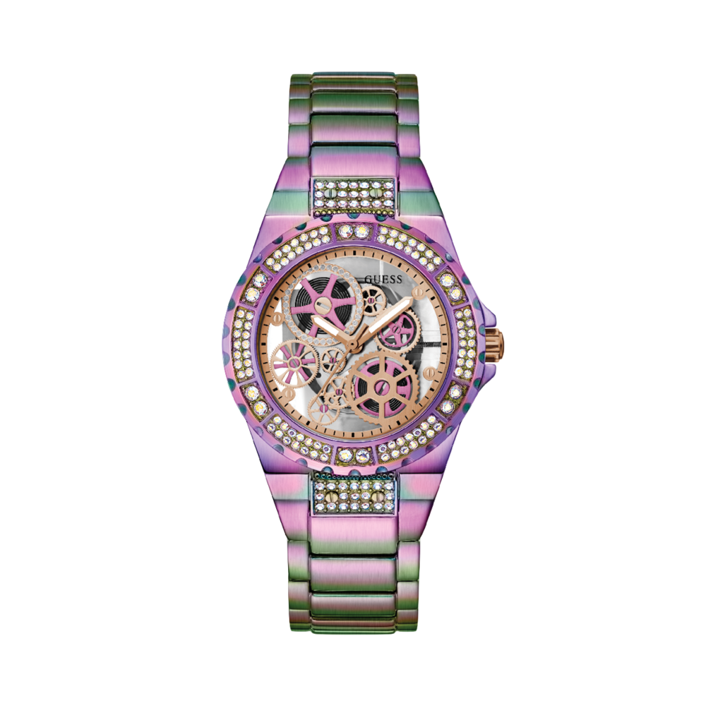 Guess Queen Ladies Watch in Purple Pascoes