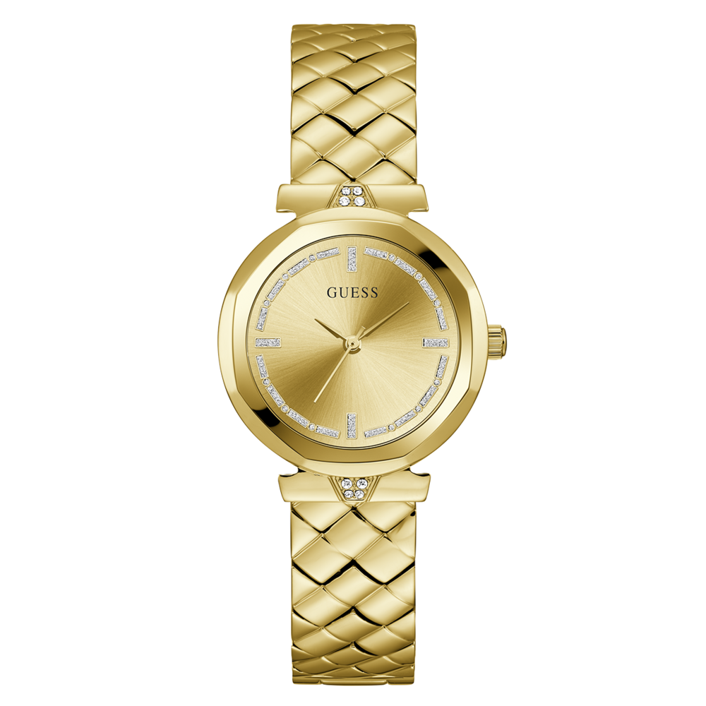 Guess watch women's gold tone hotsell