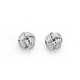 Knot Studs in Sterling Silver 6mm