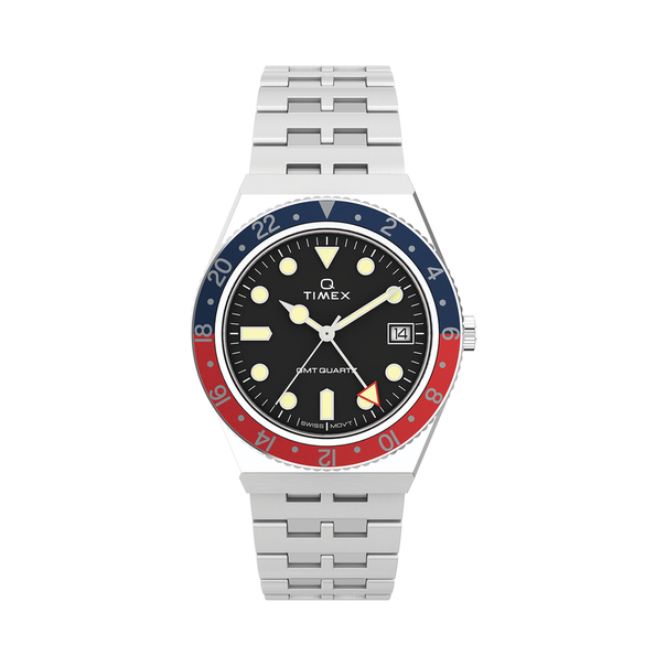 Q Timex GMT Watch