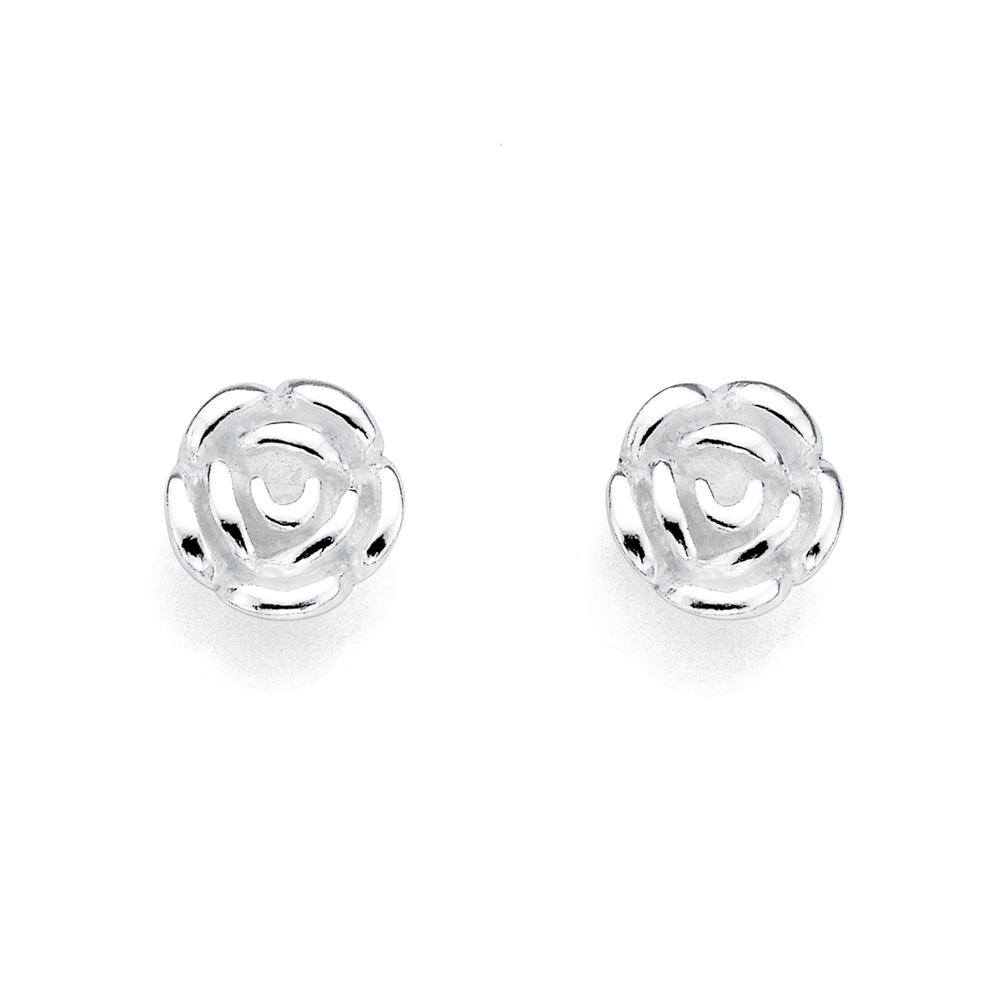 Up To 85% Off on Rose Lever Back Earrings with... | Groupon Goods