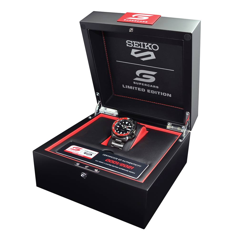 Seiko 5 Sports - 2021 Supercars Limited Edition Watch. in Black | Pascoes