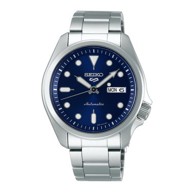 Seiko 5 Sports Men's Automatic Watch in Silver | Pascoes