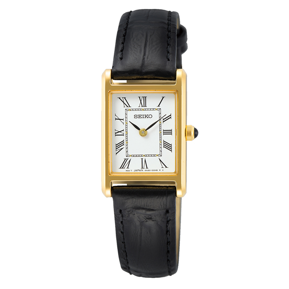 Seiko Ladies Watch in Black Pascoes