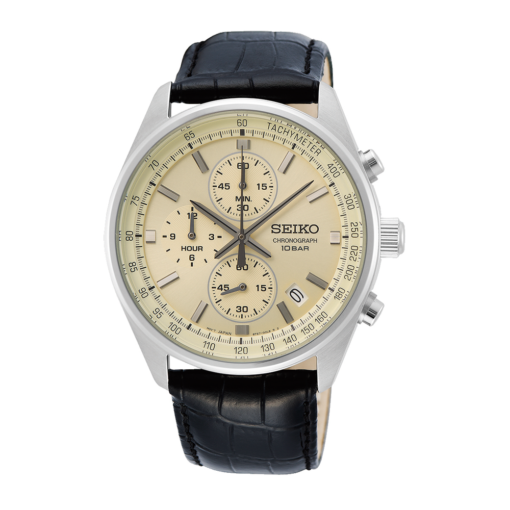 Seiko Men's Chronograph Watch in Silver | Pascoes