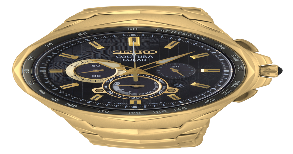 Seiko Men's Coutura Watch in Gold | Pascoes