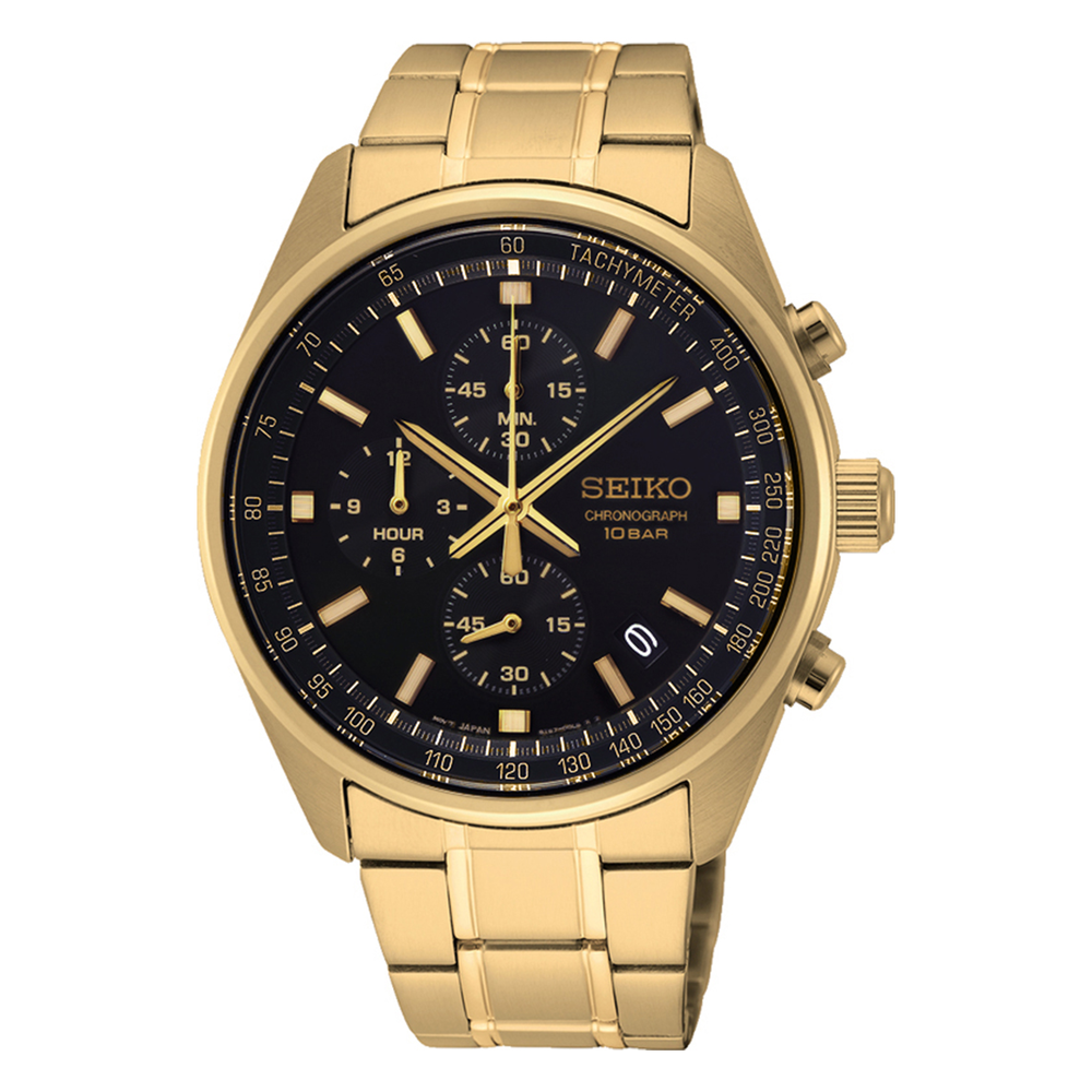 Seiko Men's Watch in Gold | Pascoes