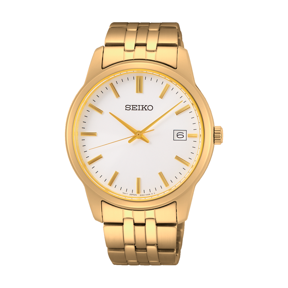 Seiko gold top watch mens