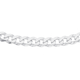 Silver 50cm Flat Curb Chain