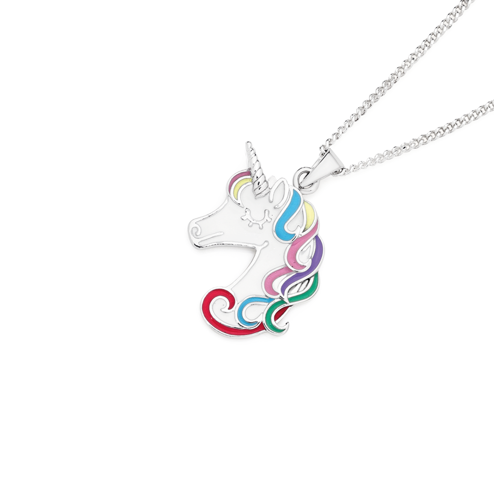 925 sterling silver pony unicorn necklace sterling silver necklace - Shop  everydayisagift Necklaces - Pinkoi
