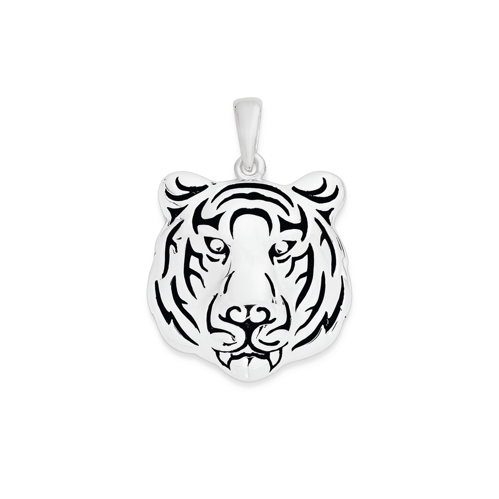 Tiger on sale face pendant