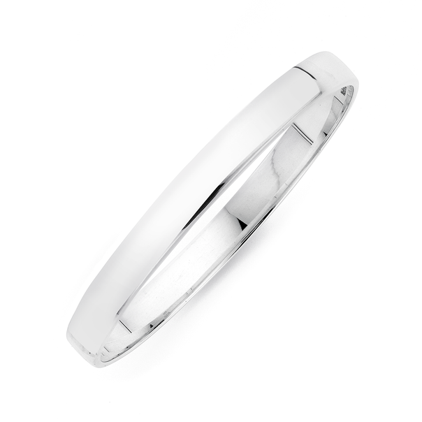 Solid Bangle in Sterling Silver 63mm
