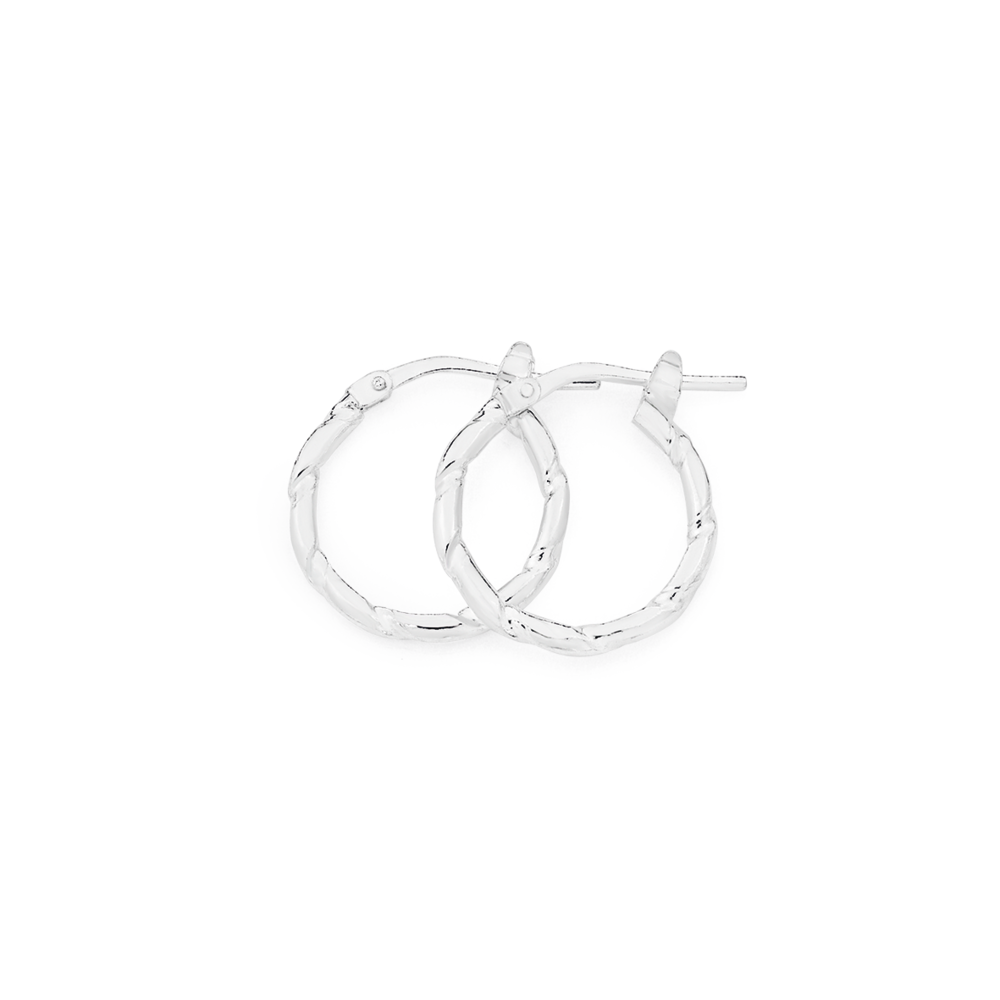 Mini Sleeper Earrings In Sterling Silver Pascoes