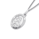 Sterling Silver 16mm St. Christopher Pendant