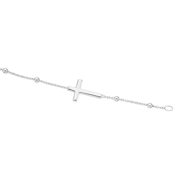 Sterling Silver 19cm Beads Bracelet