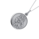 Sterling Silver 24mm St Christopher Pendant