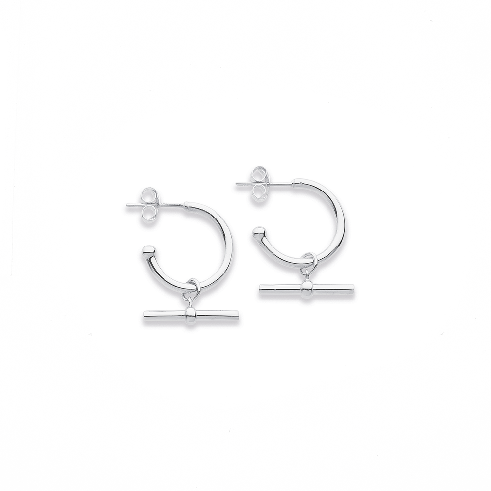 Silver 50mm Gypsy Hoop Earrings