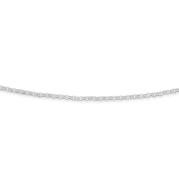 Sterling Silver 45cm Fine Belcher Chain