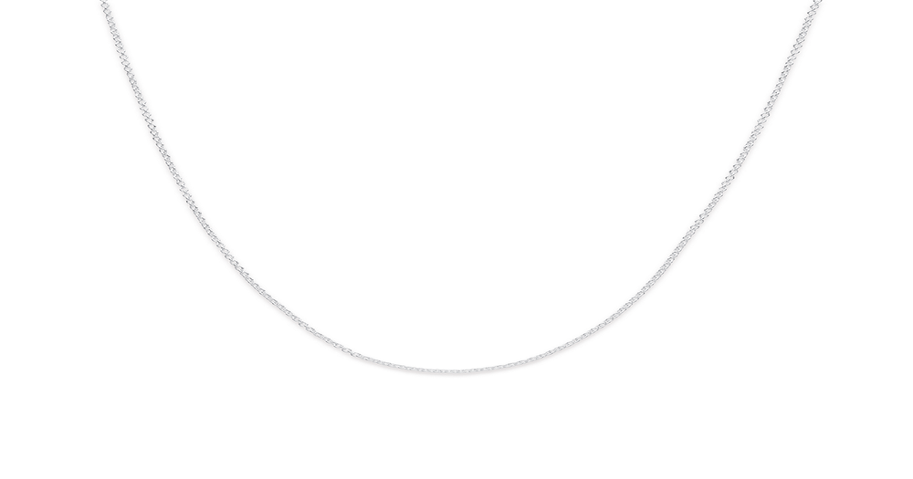 Sterling Silver 45cm Fine Cable Link Chain | Pascoes