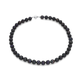 Sterling Silver 45cm Freshwater Black Pearl Necklace