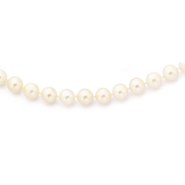 Sterling Silver 45cm Freshwater Pearl Necklace