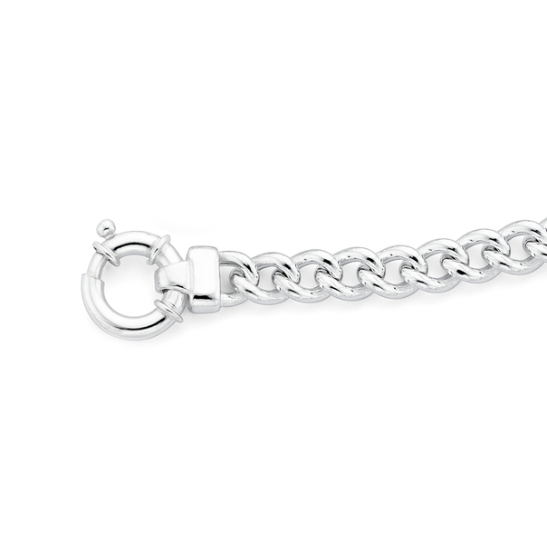 Sterling Silver 46cm Classic Curb Necklet