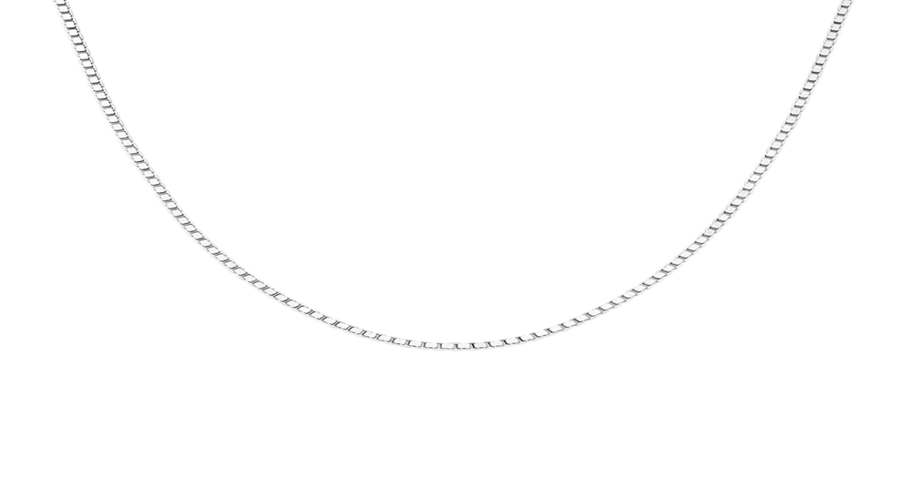 Sterling Silver 50cm Box Chain | Pascoes