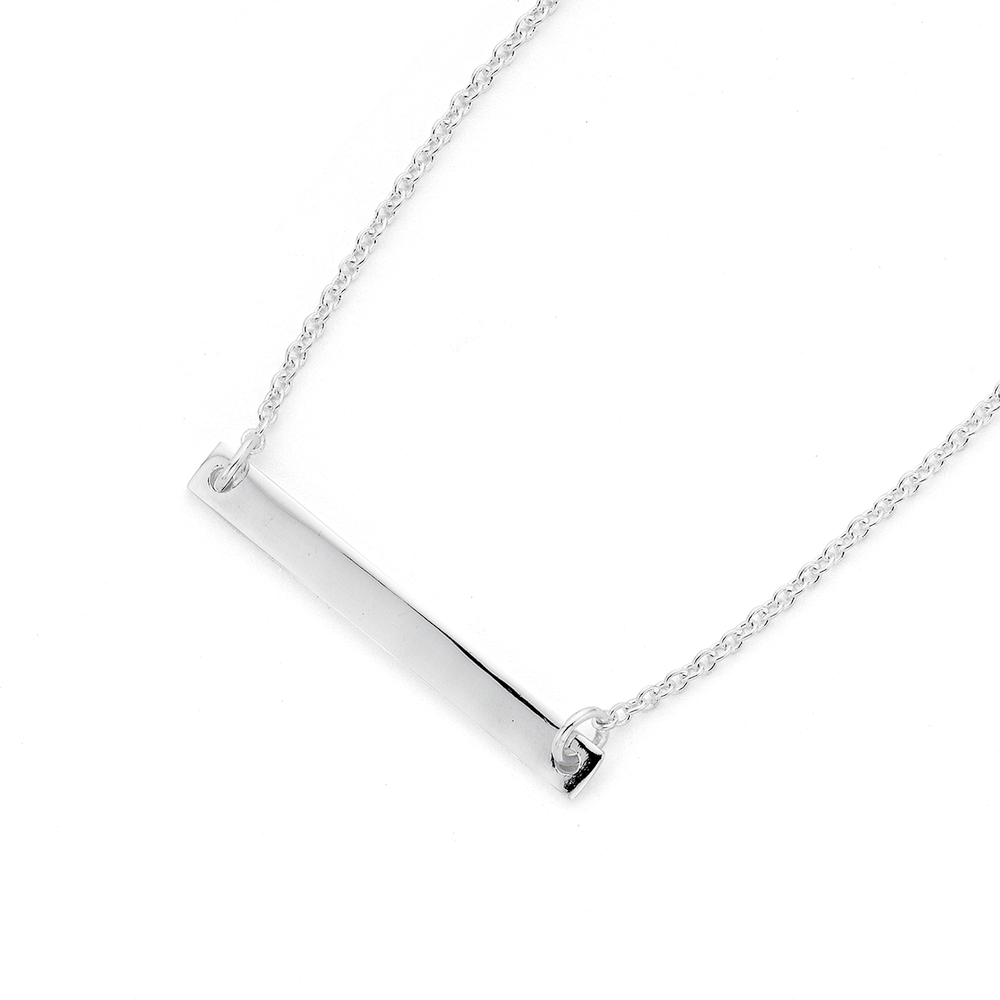 Turquoise Silver Bar Necklace | Breckenridge Jewelers