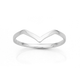 Sterling Silver Chevron Ring SIZE R