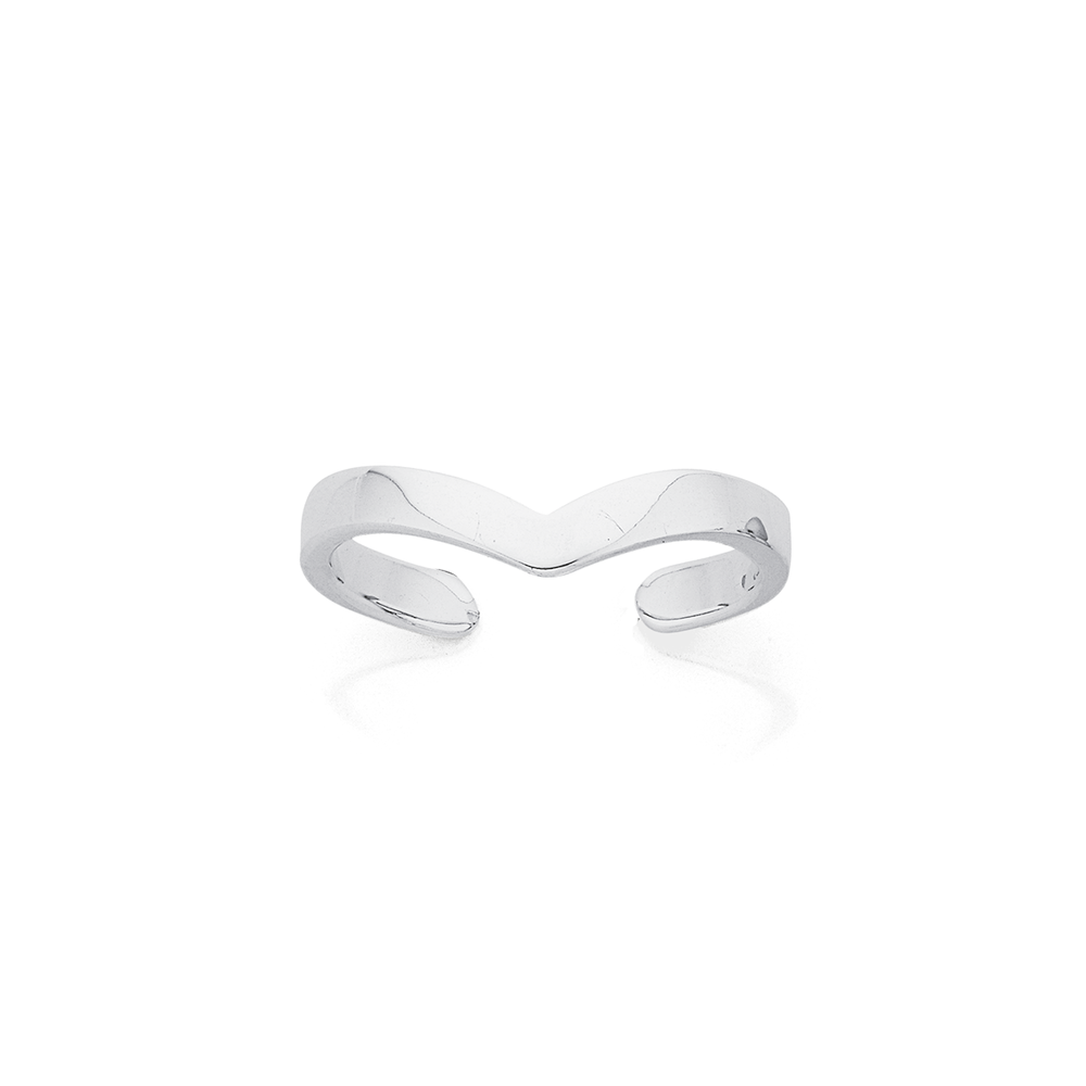 sterling silver chevron toe ring 1979036 133482