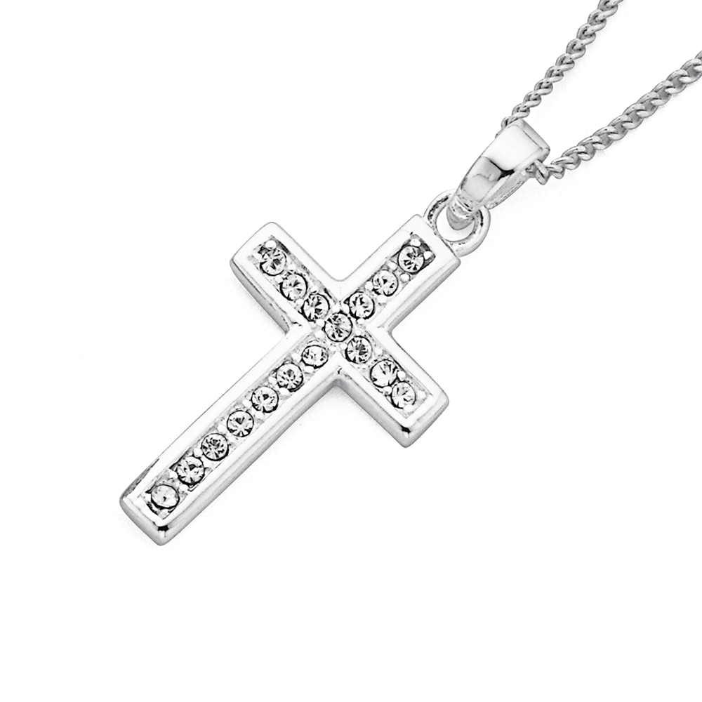 Crystal Cross Necklace | Lord's Guidance