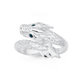 Sterling Silver Cubic Zirconia Dragon Ring