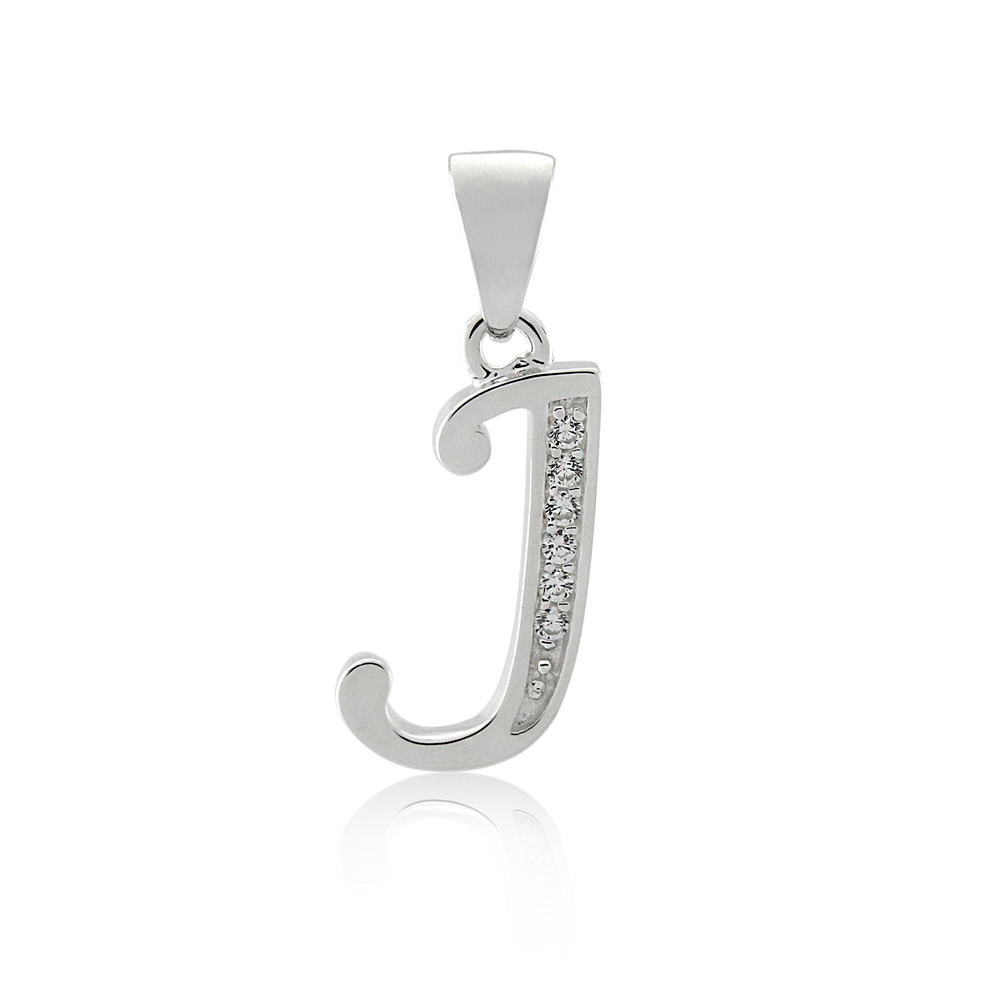 Just For You Initial Necklace — Letter J | Bryan Anthonys