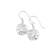 Sterling Silver Cubic Zirconia Star & Moon Earrings